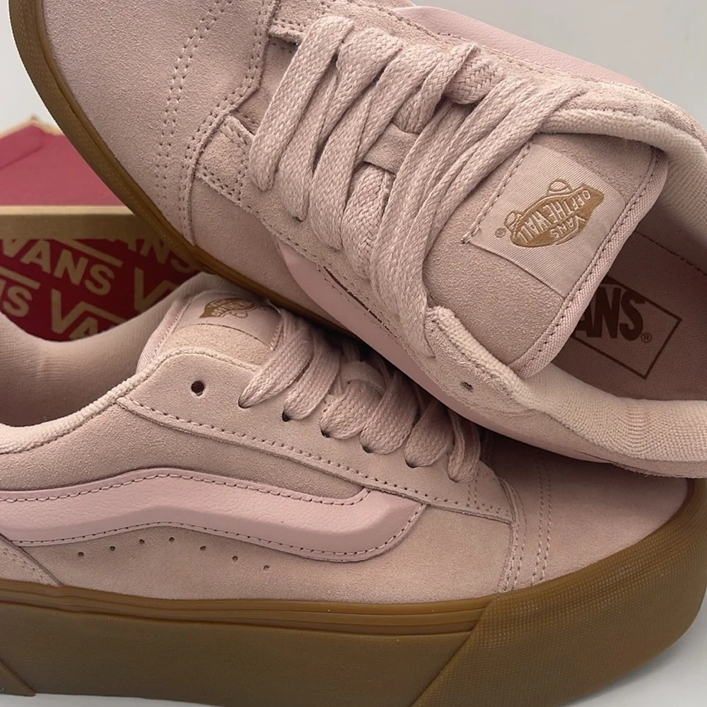Vans WMNS Knu Stack Rose Smoke/Gum VN000CP6CYA Platforms Sneakers
